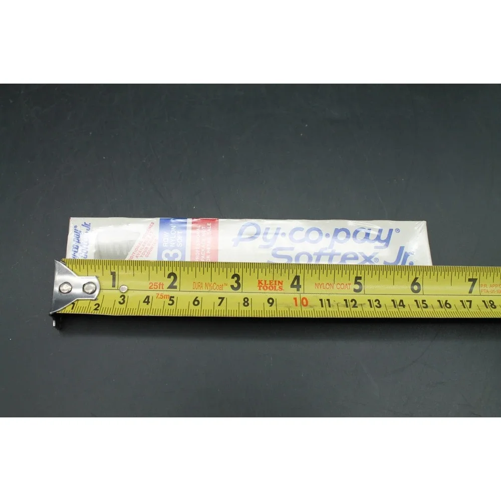 Vintage Py-co-pay Softex Jr Toothbrush 3 Row Nylon Soft Professional Package NOS